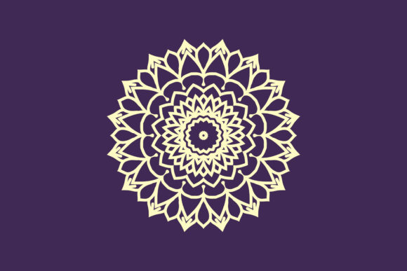Beauty Asian Floral Mandala Illustration Graphics