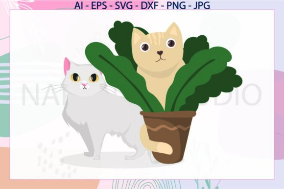 Cat Couple and Floral Svg Review