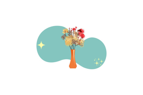 Cute Floral Liquid Shape Graphics for Local Branding