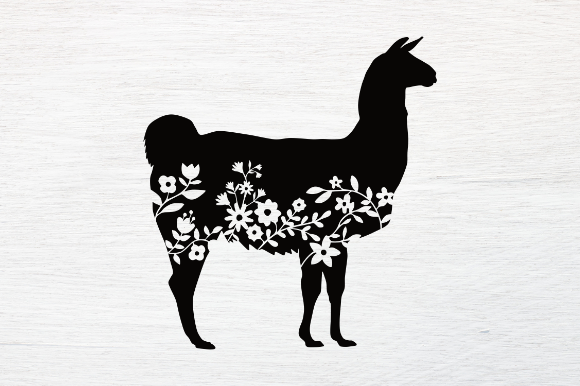 Floral Alpaca Svg – A Versatile Graphic Design Asset for Handmade Creations