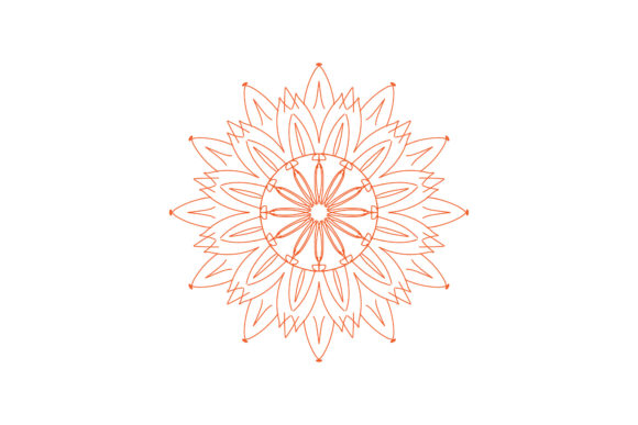 Floral Mandala Beauty Vector for Graphics and Freebies
