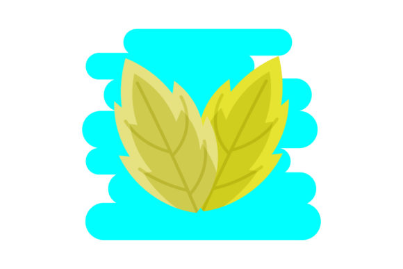 Floral Vintage Leaf Cute Clipart for Branding and Marketing
