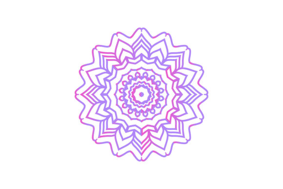 Mandala Floral Indian Vector for Crafting and Graphics
