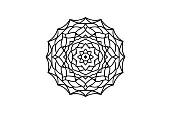 Mandala Floral Lace Illustration Graphics Freebie