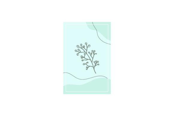 Plant Floral Card Vector: A Freebie Graphic for Creative Projects