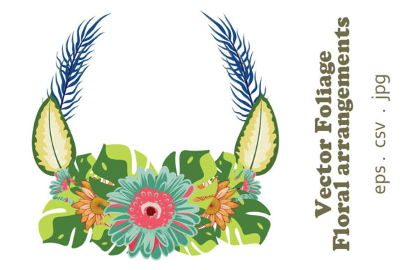 Vector Floral Foliage Graphic Set 13 Review for Branding and Marketing