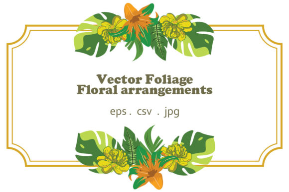Vector Floral Foliage Graphic Set 29 Review for Real Design Projects